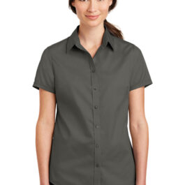 Ladies Short Sleeve SuperPro™ Twill Shirt
