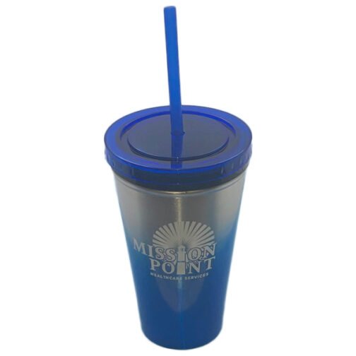 2Tone Tumbler with straw Pack of 10 Mission Point